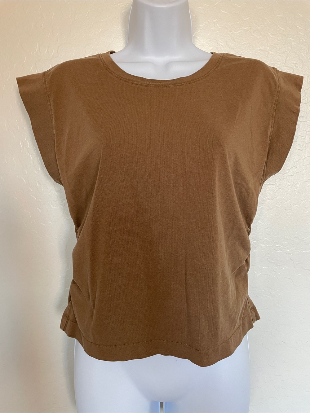 Madewell Brown Crewneck Tank Top